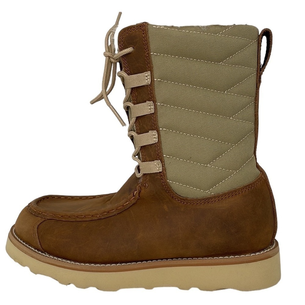 Twisted X Boots NWT Women’s 8” Wedge Sole Oiled Saddle and Tan Size 6 1/2 6.5 - Picture 2 of 14